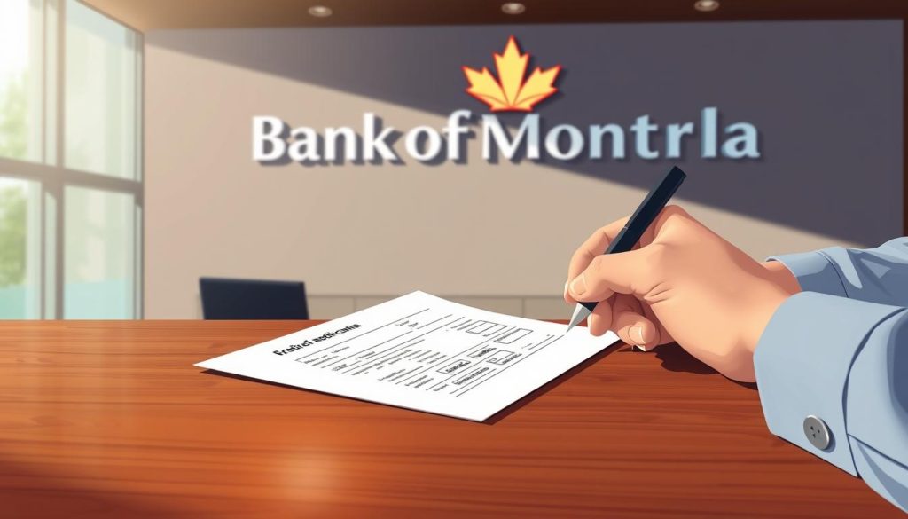 demande de carte de crédit à la Banque de Montréal