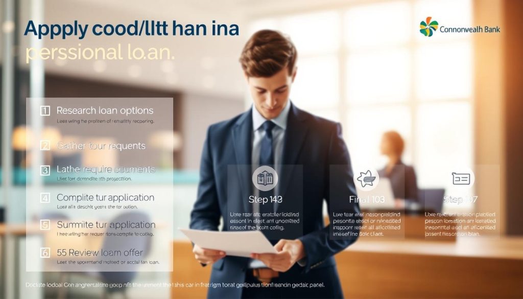 Commonwealth Bank personal loan requirements steps